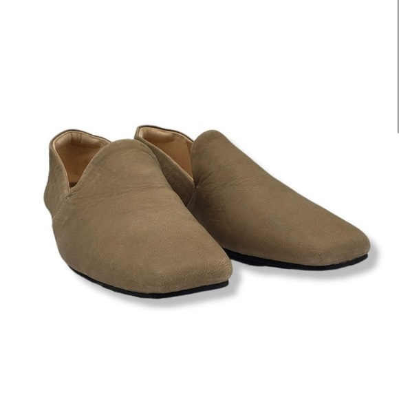 Clarks Pure Flats Womens 9 Wide Brown Leather Slip On Loafer - Picture 7 of 8